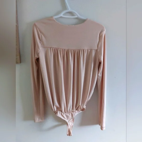 Free People Champagne Pink Bodysuit - Picture 4 of 5